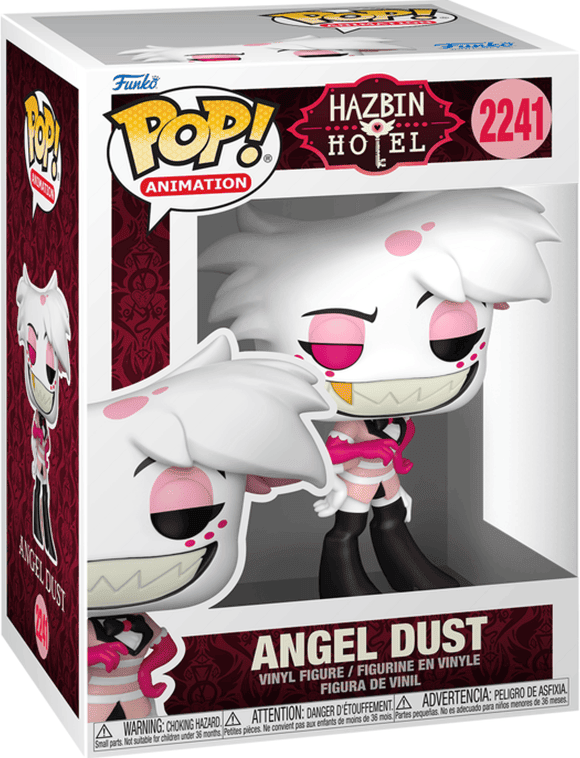 Funko Pop! Animation Hazbin Hotel Angel Dust Vinyl Figure #2241, Officially Licensed Collectible, Box Number 2241