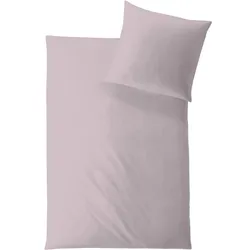 Hefel Bettwäsche Classic Uni rosa Kissenbezug 40x40 cm