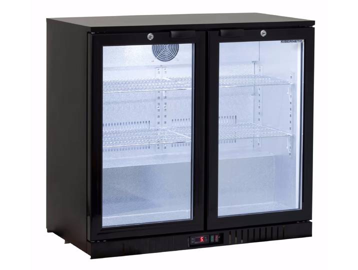 Kibernetik KS208M Gastro Kühlschrank – schwarz