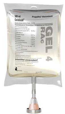 Serumwerk Bernburg AG GELAFUSAL PP-Btl. Infusionslösung 10X500 ml 04101548