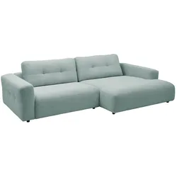 ECKSOFA XL MIKA Hellblau Cord