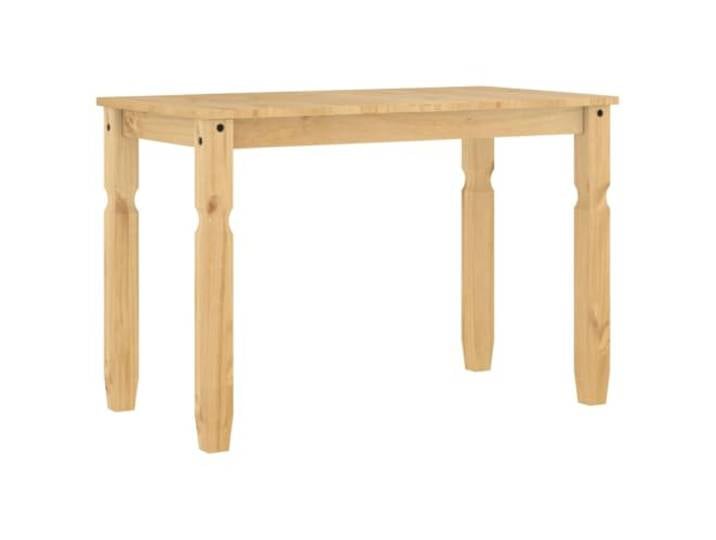 KGHERMDF Esstisch 112x60x75 cm Massivholz Kiefer Rechteckig, Robust, Pflegeleicht, 110 kg Belastbarkeit pro Sitzplatz