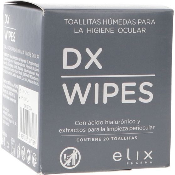 Elix Pharma Dx Wipes Eye Cleaning Wipes 20 Count