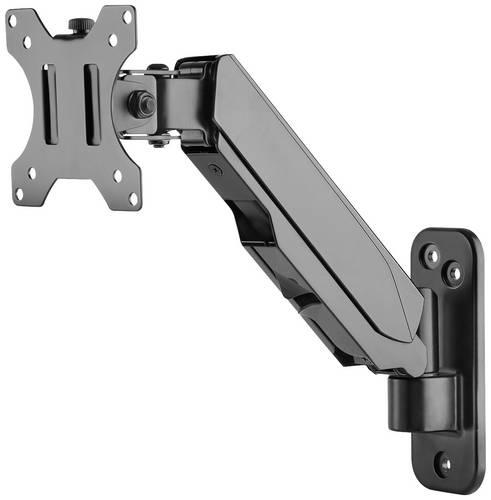 Digitus DA-90396 Monitor-Wandhalterung 1 Display(s) 33,0cm (13") - 81,3cm (32") Schwarz, Schwarz (matt) Drehbar, Höhenverstellbar