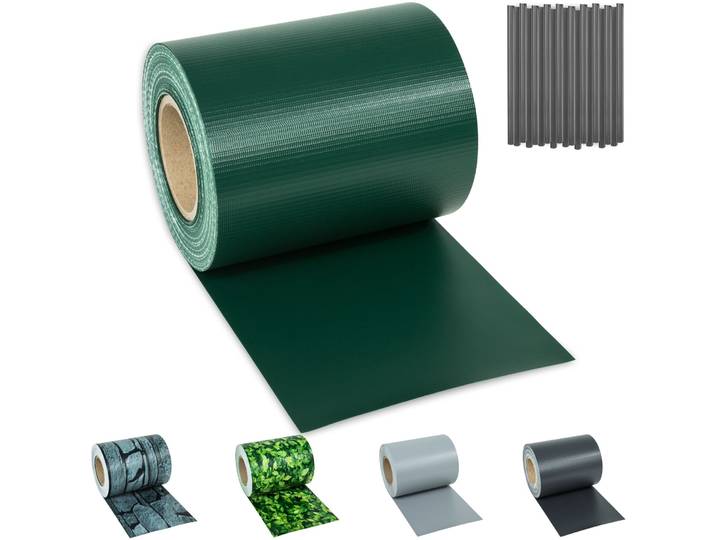 Brise vue PVC - 70 m, vert