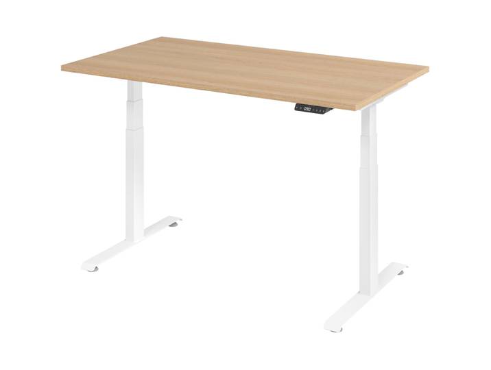 Schreibtisch Office Eiche elektrische Höhenverstellung 140 x 80 cm - Schreibtisch