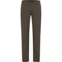 Eurex Herren Flatfronthose Style THILO BROWN, dunkelbraun, Gr. 24U