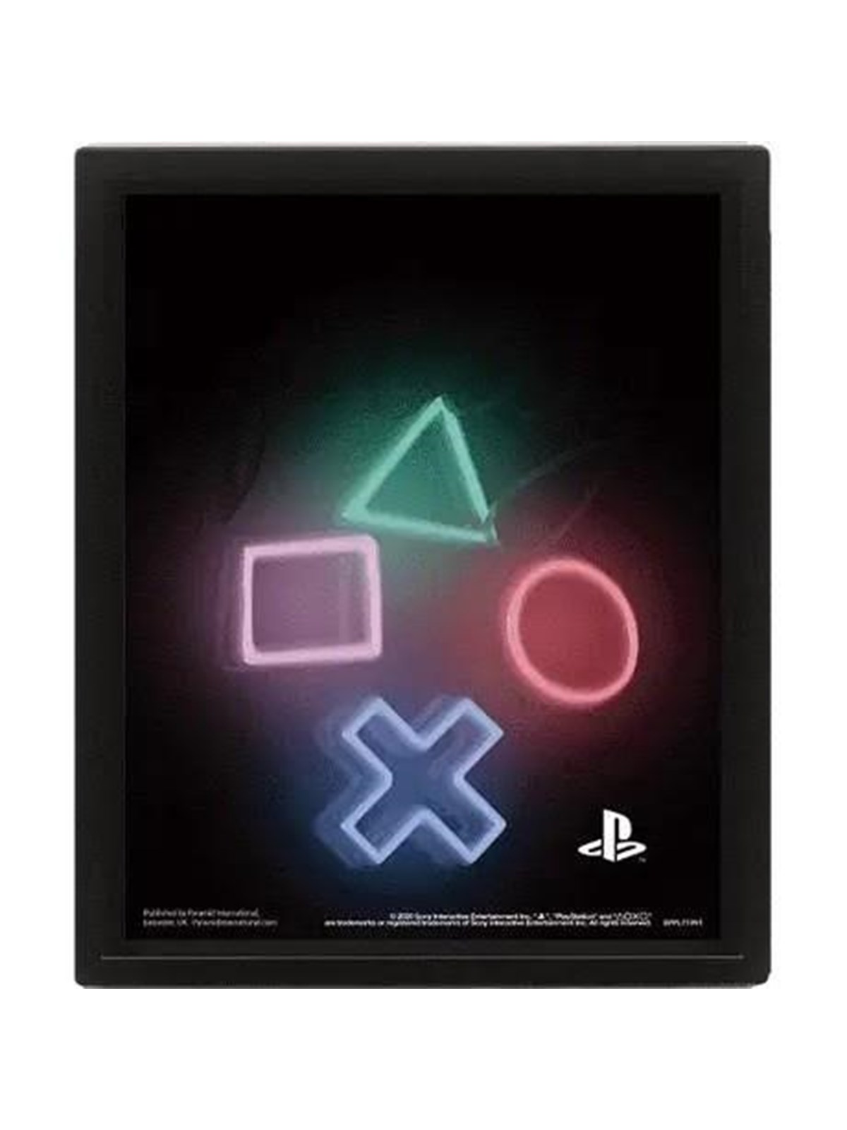 Pyramid - Wall Art - Playstation (Play) 3D Framed 20x26 - Plakat