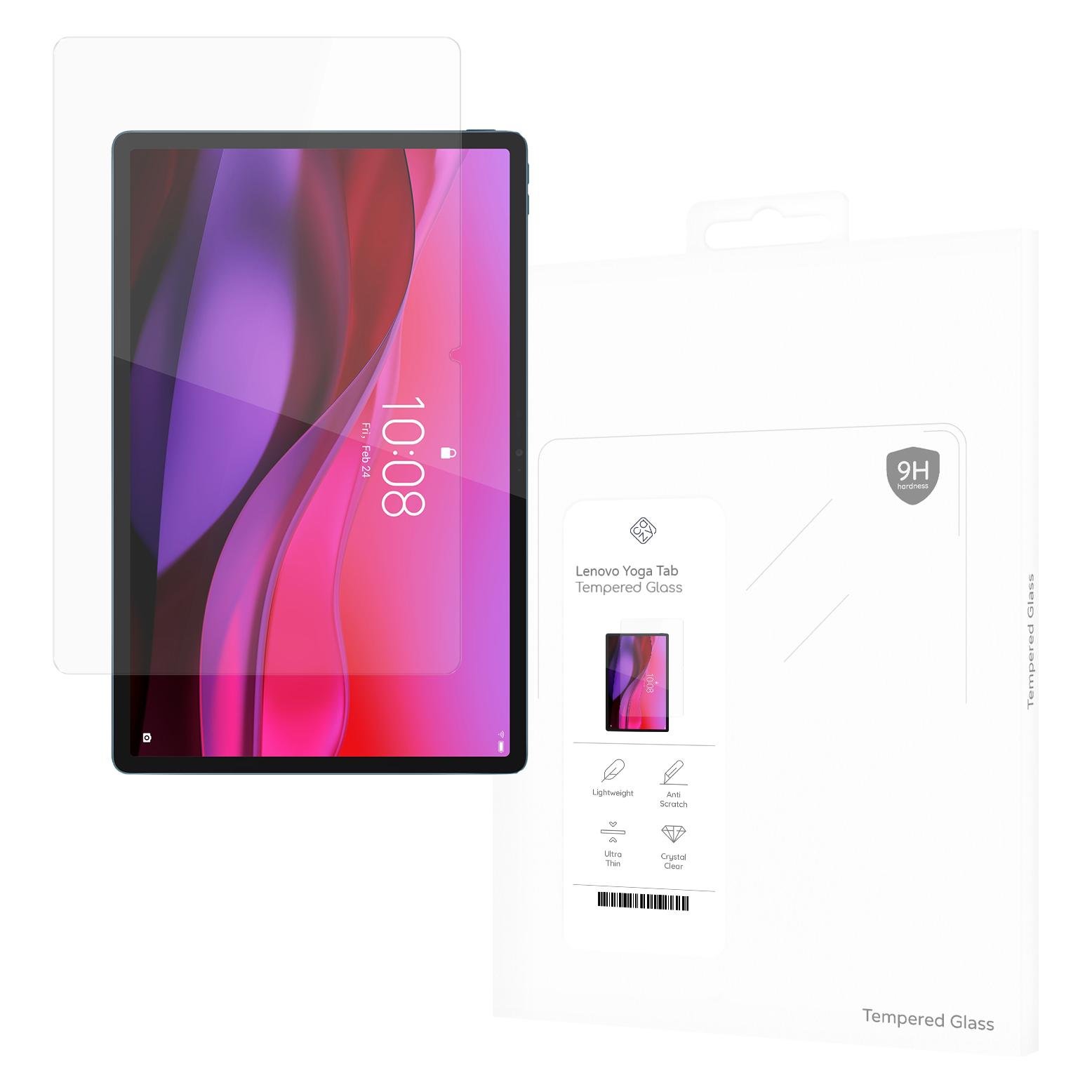 Just in Case Gehärtetes Glas Clear Displayschutzfolie Lenovo Yoga Tab (1 Stk., Lenovo Yoga Tab) (TLE2840SG0)