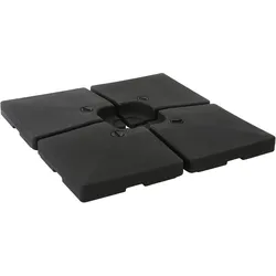 Ampelschirmständer Marktschirmständer für Bodenkreuz, 78kg