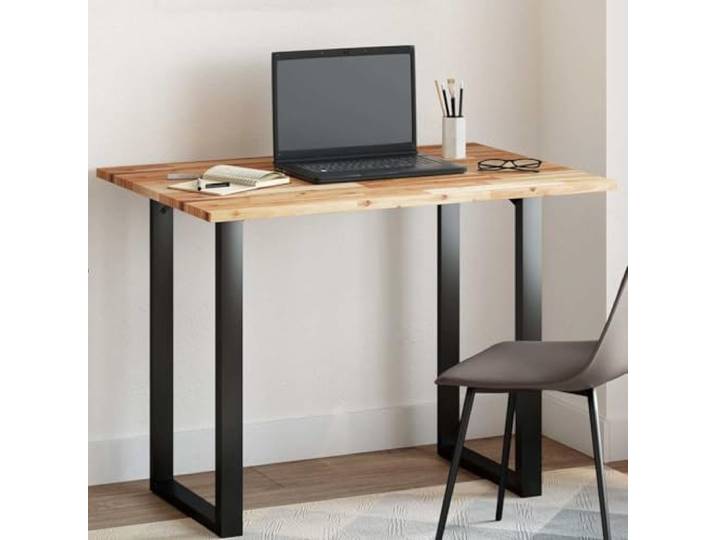 PTUGUOF Tischplatte Rechteckig 100x70x2 cm Massivholz Akazie Glatte Oberfläche, Pflegeleicht, Vielseitig für Esstisch, Bistrotisch, Couchtisch