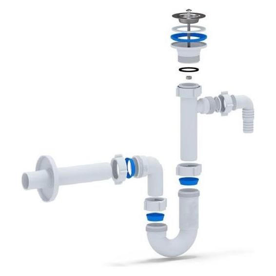 Ani Plast Siphon (Ablaufgarnitur, 1 1/4") (33044365)