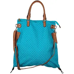 Shopping Bag Pünktchen türkis