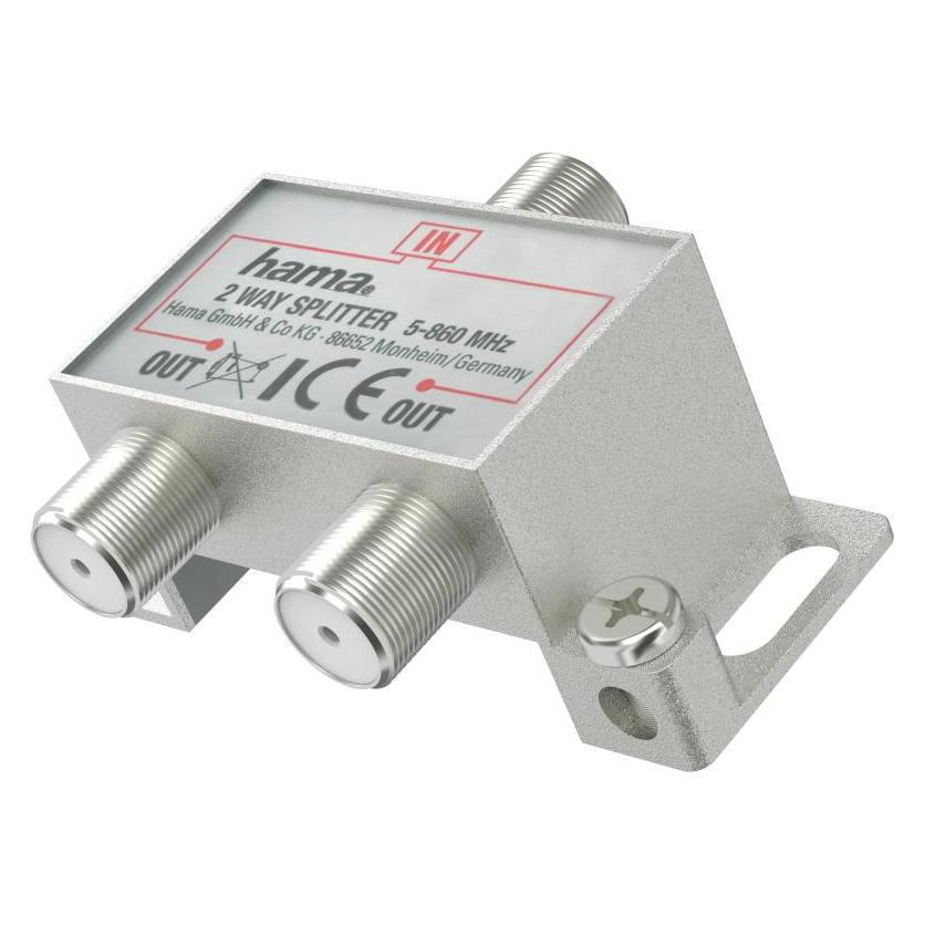 Hama Breitband-Kabelverteiler, 2-fach (00305095)