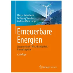 Erneuerbare Energien, Fachbücher von Wolfgang Streicher, Andreas Wiese, Martin Kaltschmitt