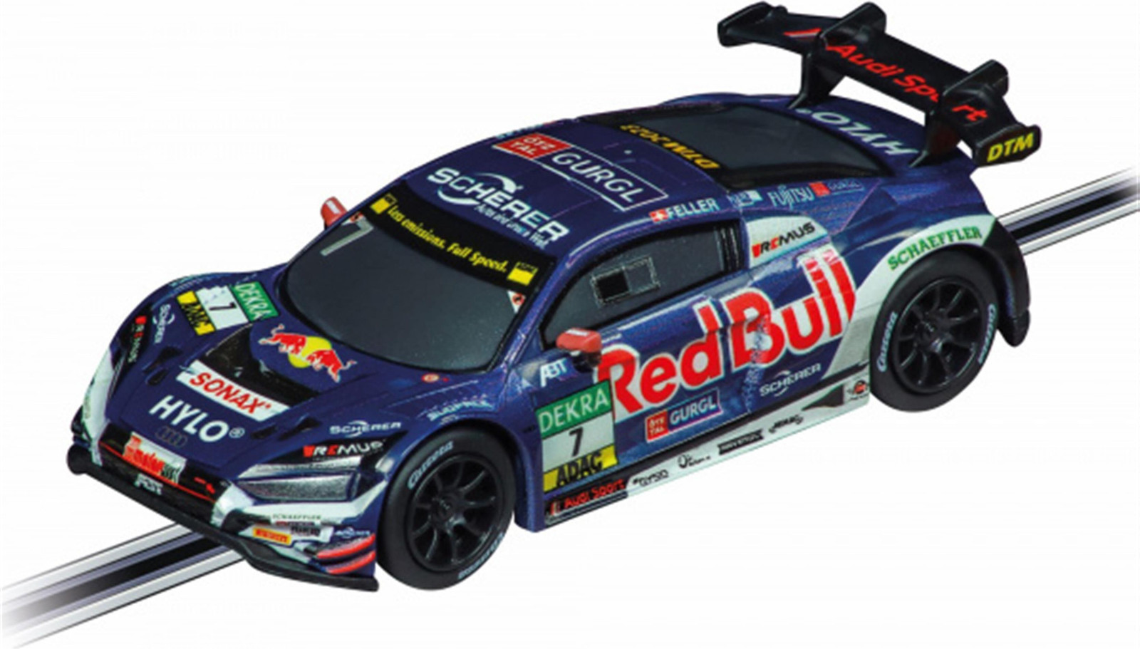 Carrera Audi R8 LMS GT3 evo II DTM Abt R. Feller nummer 7 schaal 1:43