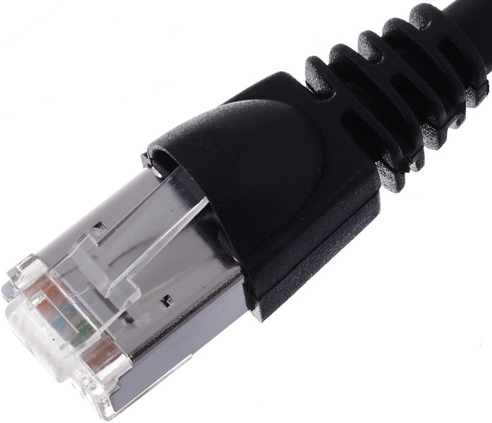 TelegÃ¤rtner CAT6A Patchkabel 10m, sw nero