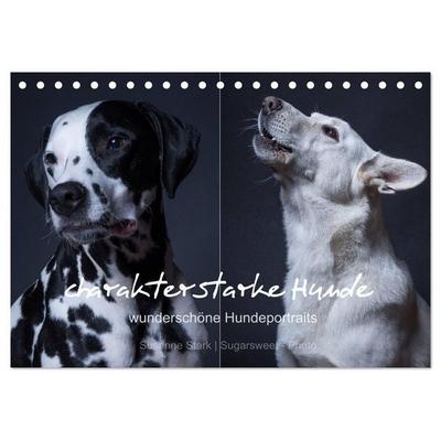 charakterstarke Hunde, wunderschöne Hundeportraits (Tischkalender 2027 DIN A5 quer), CALVENDO Monatskalender