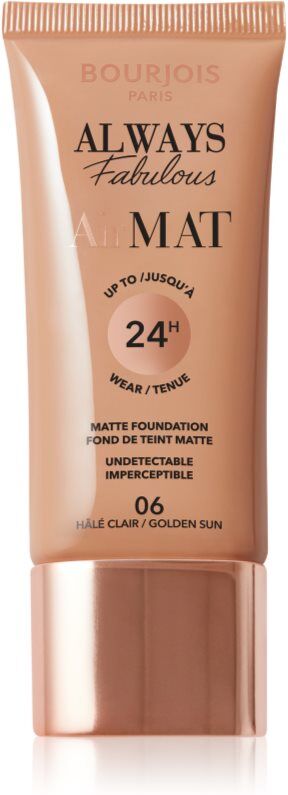 Bourjois Air Mat Mattifying Foundation shade 06 Golden Sun 30 ml