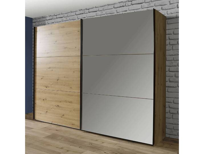 home24 Zweefdeurkast Roland 270cm bruin
