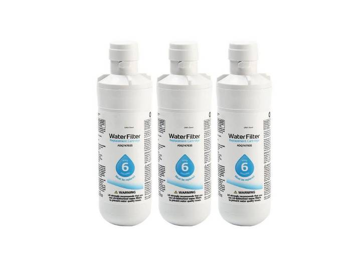 LuxusKollektion Wasserfilter Kühlschrank-Wasserfilter 3er Pack Kenmore9980 French Door Side-by-Side