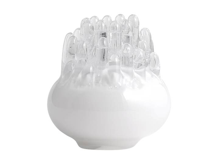 Kosta Boda Bougeoir Polar 330 mm Blanc