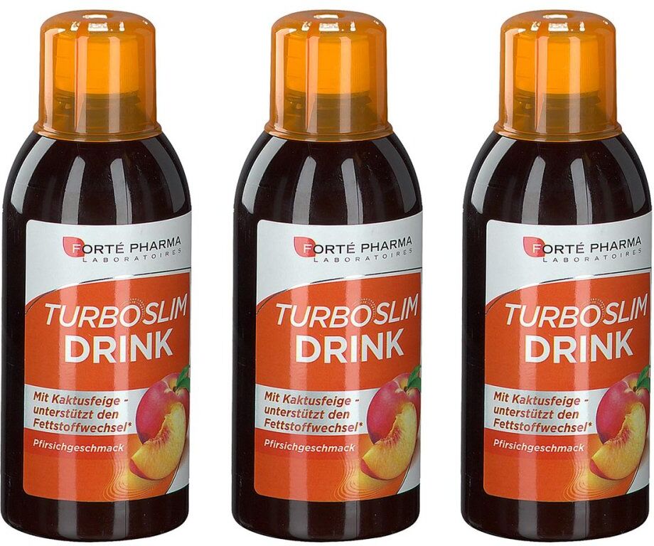 TURBOSLIM DRINK Pfirsich 3x500ml