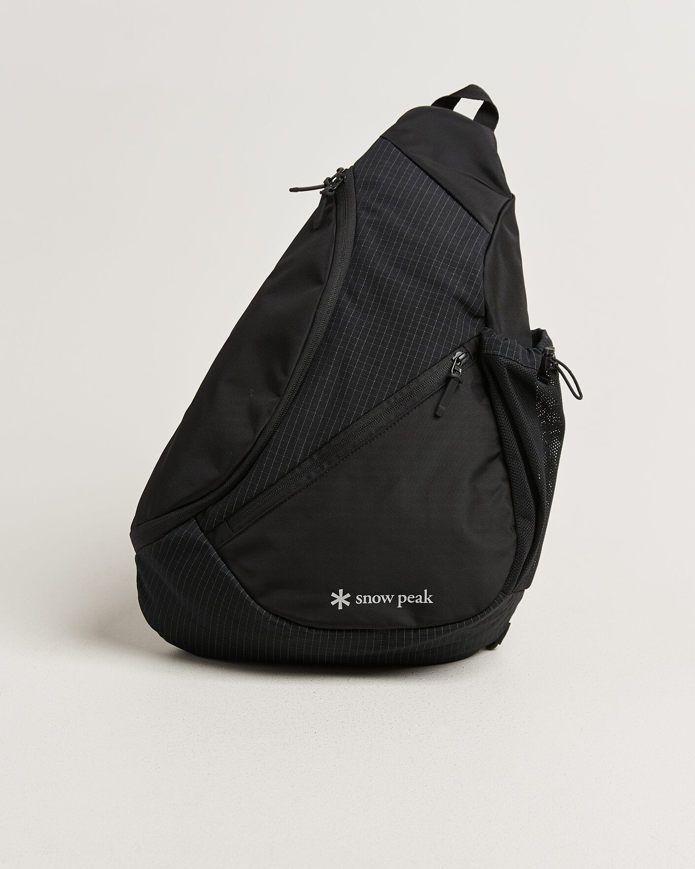 Snow Peak Grid Sling Bag Black men One size Sort