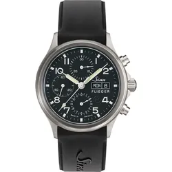 Sinn Instrumentelle Chronographen 358 Sa Flieger 358.060 - schwarz - 42mm