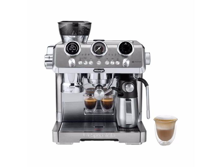 De Longhi La Specialista Maestro EC9885.M Espresso Maschine – Siebträgermaschine/Espressomaschine – chrom