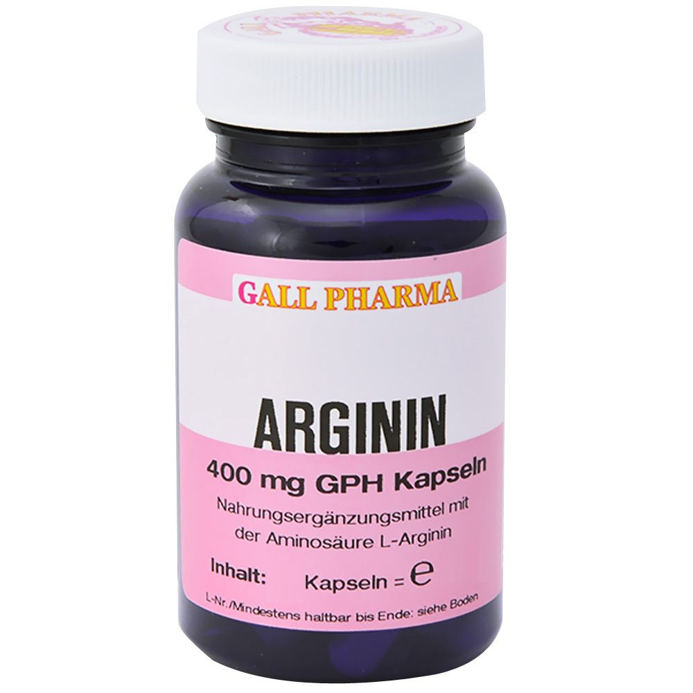 Arginin 400 mg GPH Kapseln 120 St