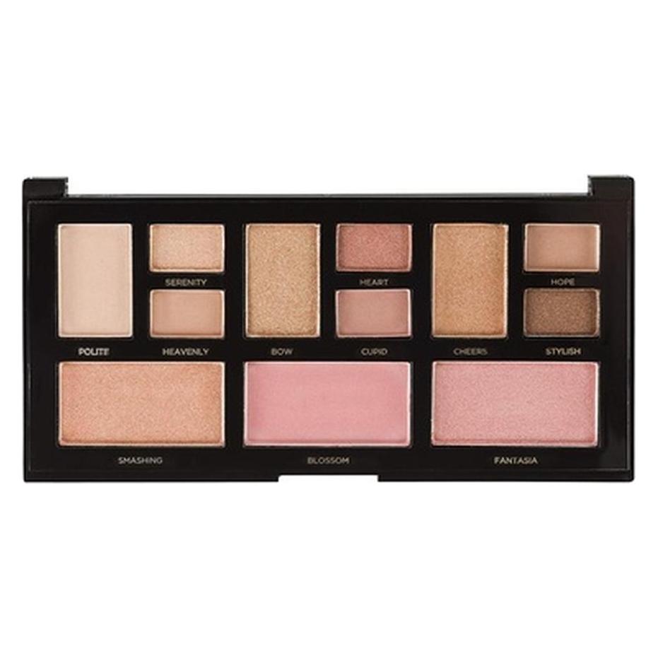 Profusion Cosmetics Mini Artistry 12 Shade Eye & Cheek Palette Pink Nudes (Pink Nudes, Rosa Akte) (34587031)