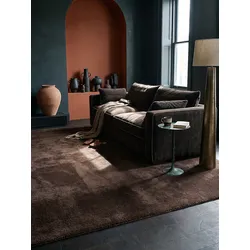 Teppich Antirutsch Braun 140x200 cm - ALDAN   Kadima Design