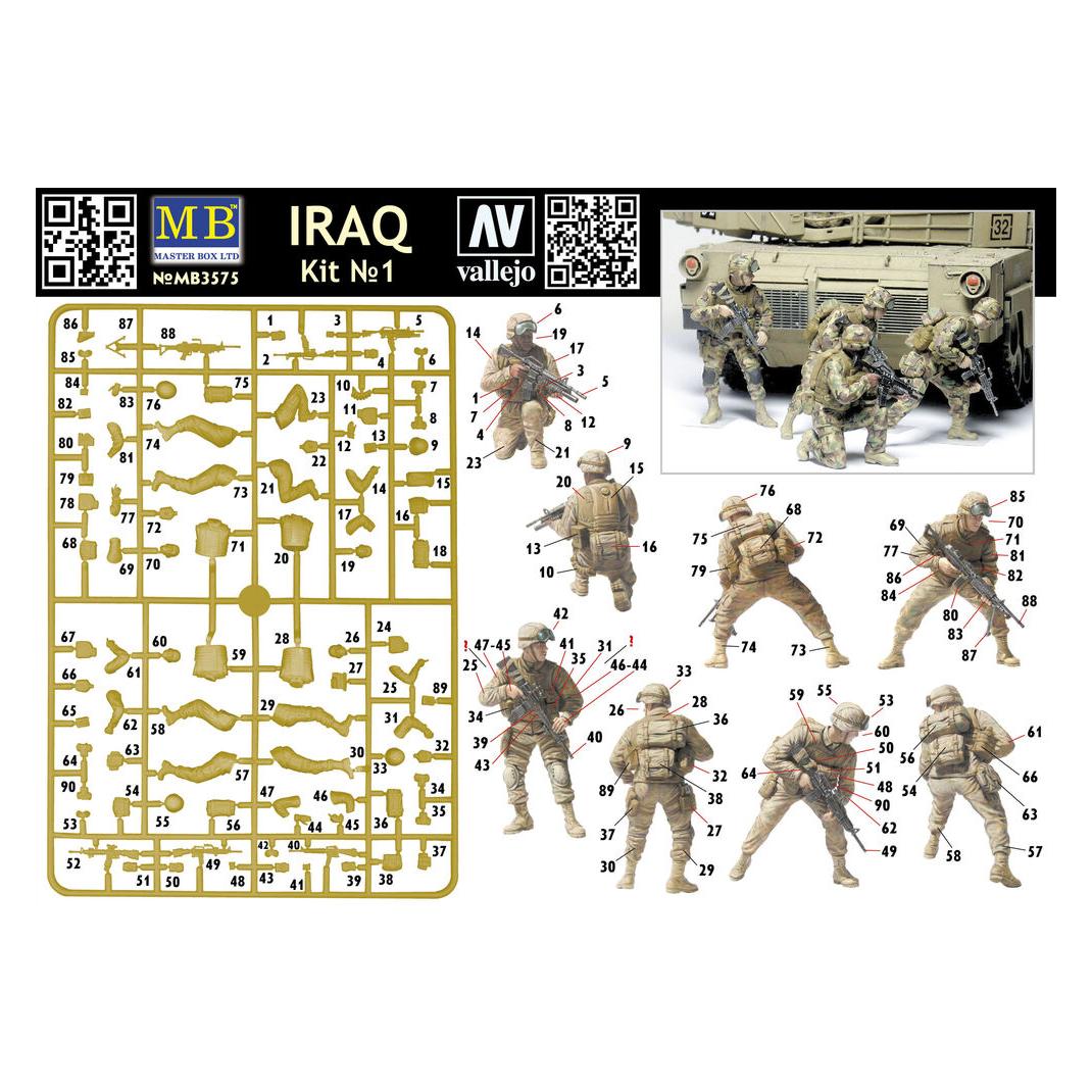 Master Box USMC Team Irak vol. 1 (MB3575)