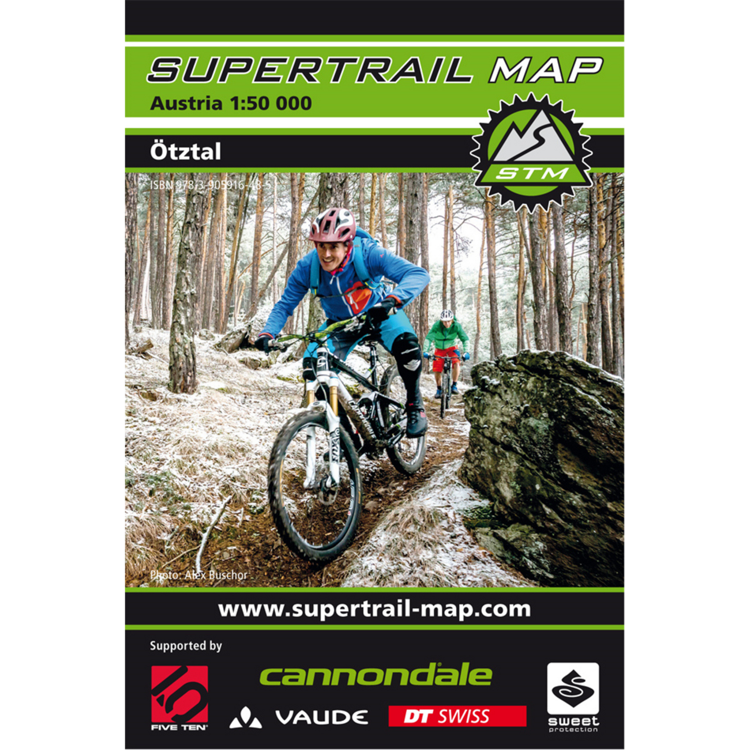 Supertrail Map Ötztal - MTB Topografische Karten