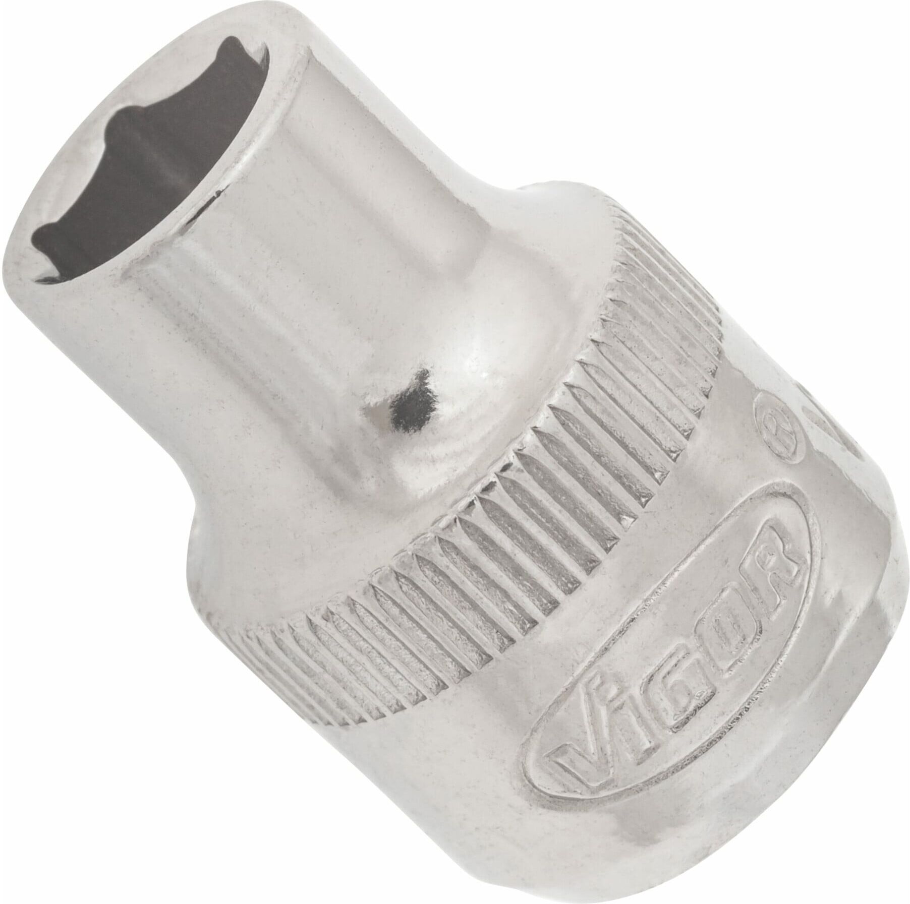 VIGOR Innenvierkant Antrieb 10 = 3/8 Zoll Steckschlüssel-Einsatz Außensechskant-Profil V2276N ∙ Vierkant hohl 10 mm (3/8 Zoll) ∙ Außen-Sechskant Profi)