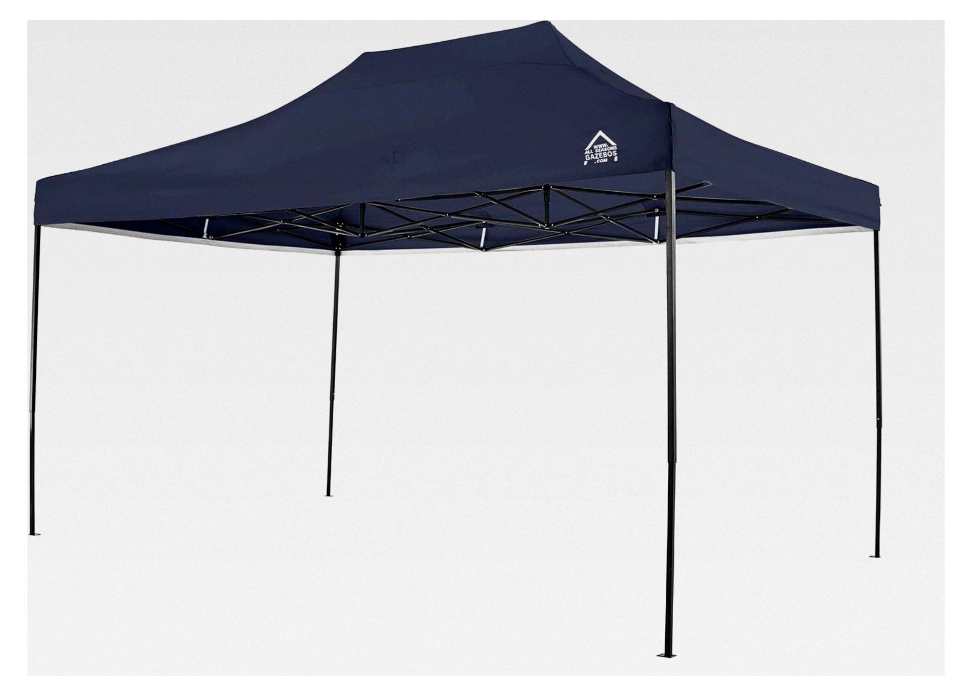 Faltpavillon 3x4,5 m - vollständig wasserdicht - Marineblau