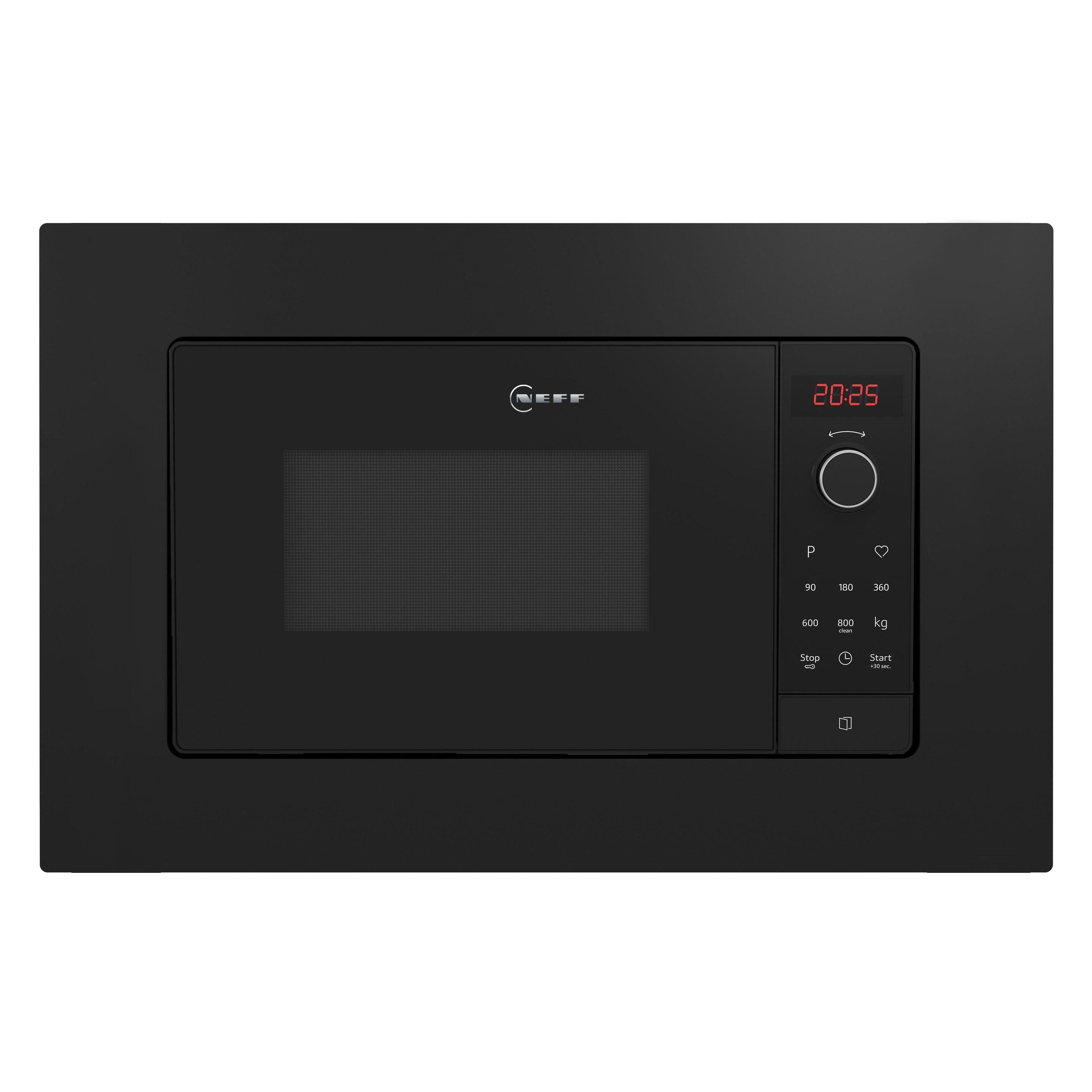 Neff N 30, Einbau Mikrowelle, Schwarz, HLAWG26S3 (20 l) (HLAWG26S3)