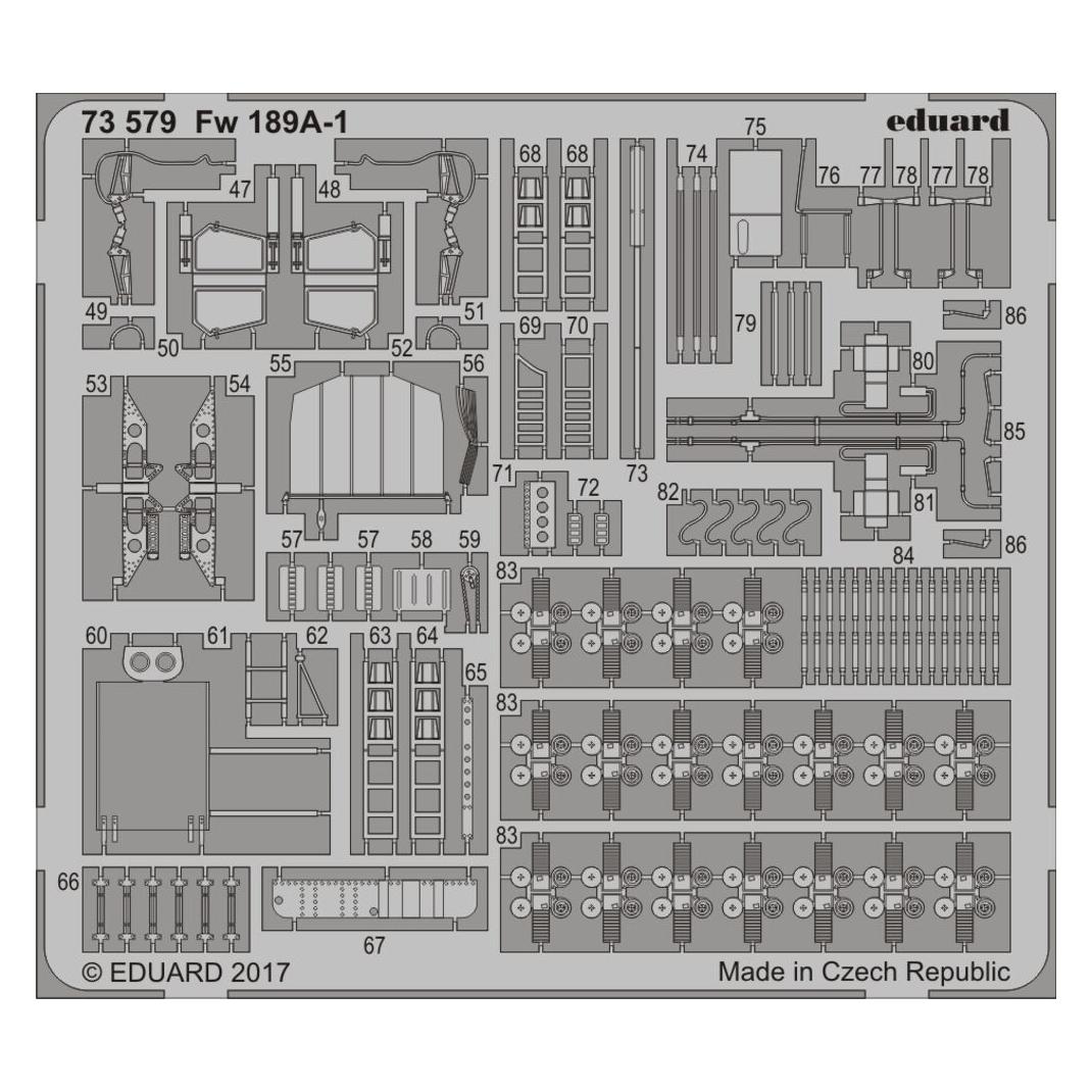 Eduard Fw 189A-1 for ICM (73579)