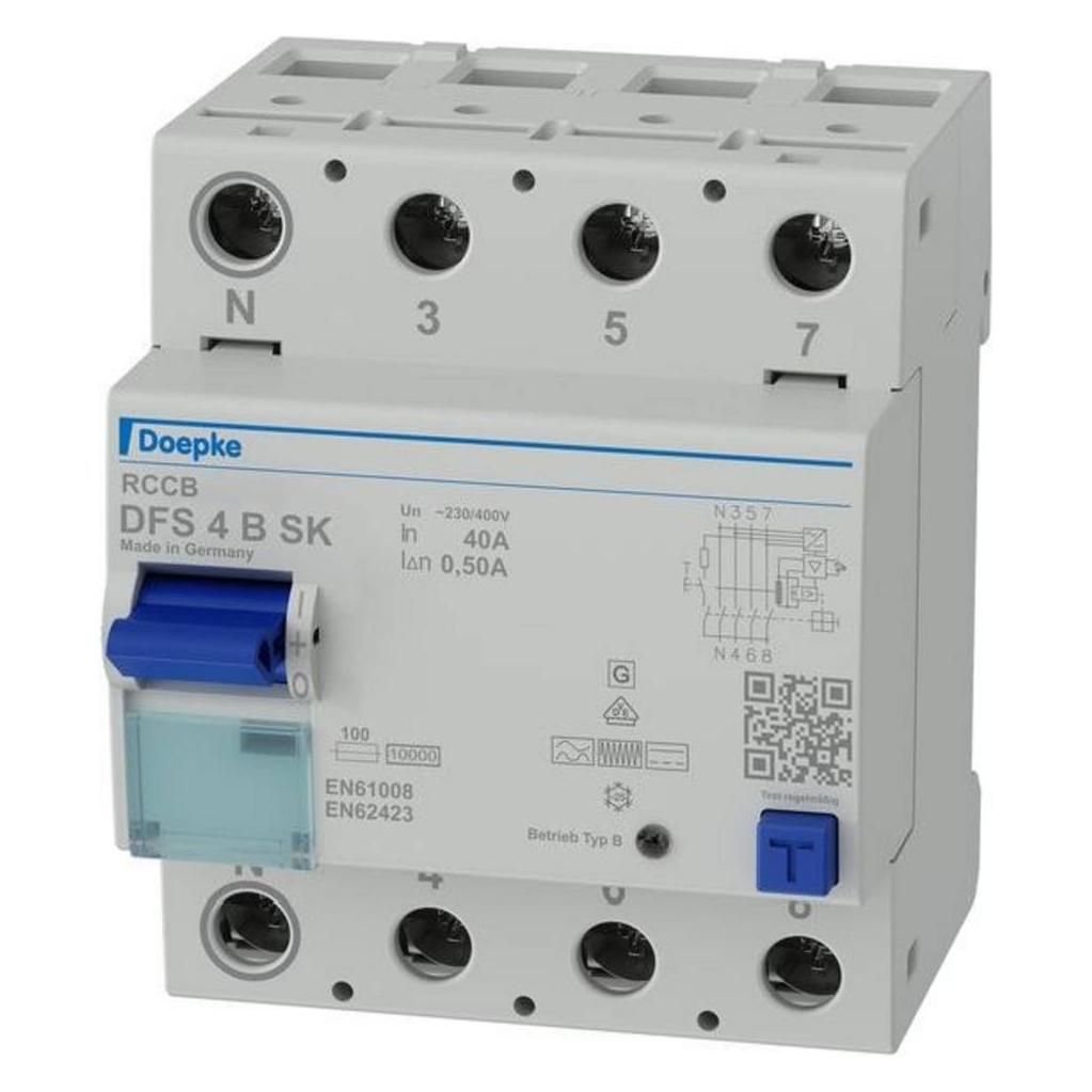 Doepke GmbH Fehlerstromschutzschalter DFS4 040-4/0.50-B SK (09137998)