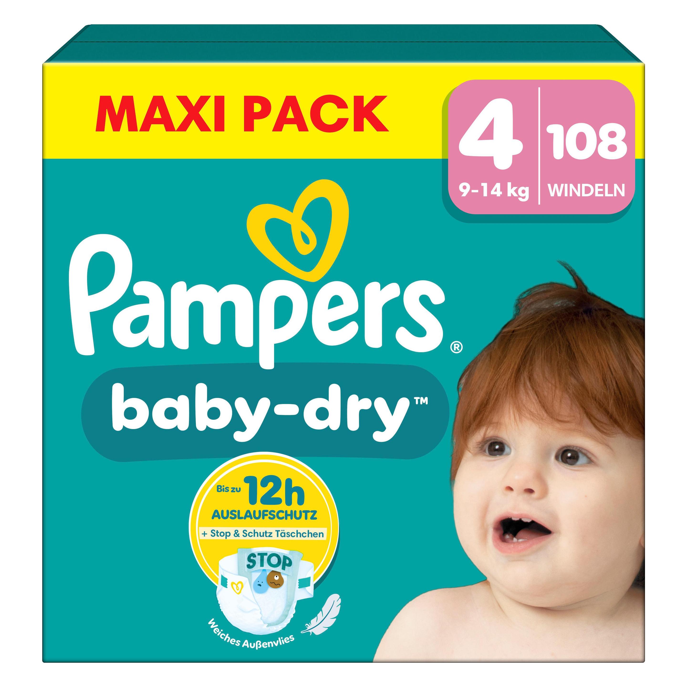 Pampers Baby-Dry (Gr. 4, Halbmonatsbox, 108 Stk.) (54014190)