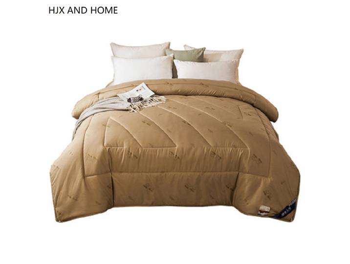 Couette en poil de chameau de haute qualité, épaisse et chaude, pour lit simple, double, king, queen, couverture d'hiver