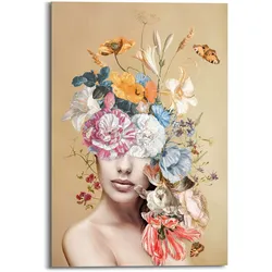 Bild TRENDY FLORAL LADY (LBH 60x2x90 cm) - bunt - LBH 60x2x90 cm