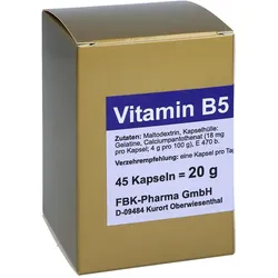 Vitamin B5 Kapseln