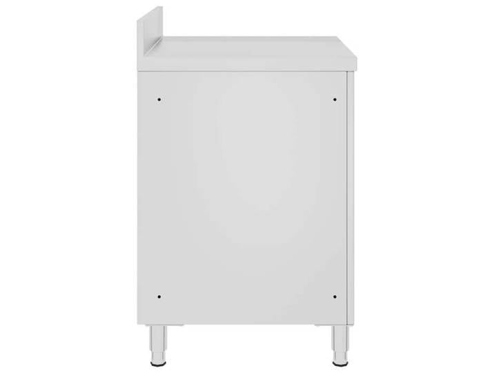 Soldes d'automne PLAN DE TRAVAIL - Table de travail - commerciale avec armoire 60x60x96cm Inox 5281168918748