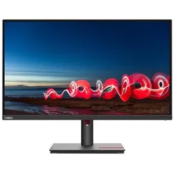 Lenovo ThinkVision T27h-30 (2560 x 1440 Pixel, 27"), Monitor, Schwarz