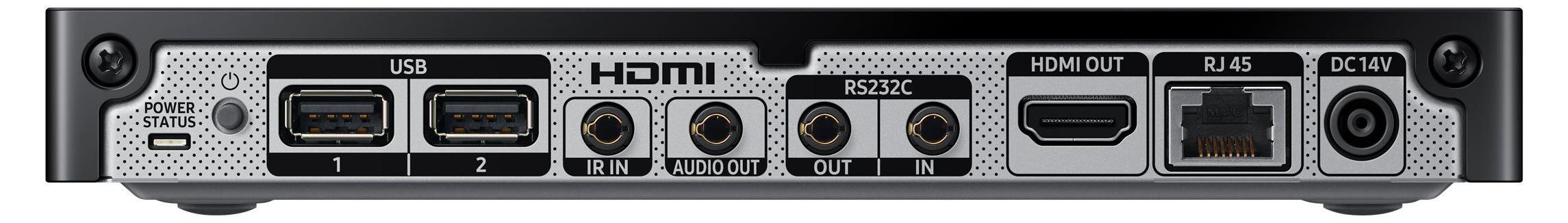 Samsung SBB-SSNV, Schwarz, AVC, AVS+, H.263, H.264, HEVC, MPEG1, MPEG2, MPEG4, VC-1, VP8, VP9, JPEG, PNG, AC3, Cortex-A72, 1700 MHz