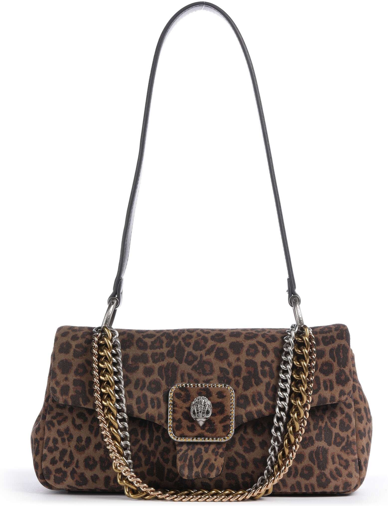 Kurt Geiger Pimlico Schultertasche aus Leder, braun