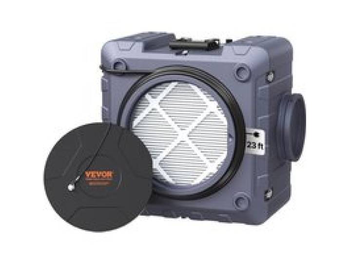 VEVOR Épurateur d'air avec machine à air négatif empilable 3 étapes 550 CFM