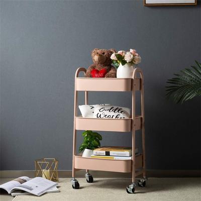 No "3 Tier Metal Utility Cart - 15.35""D x 27.5""W x 11.42""H"